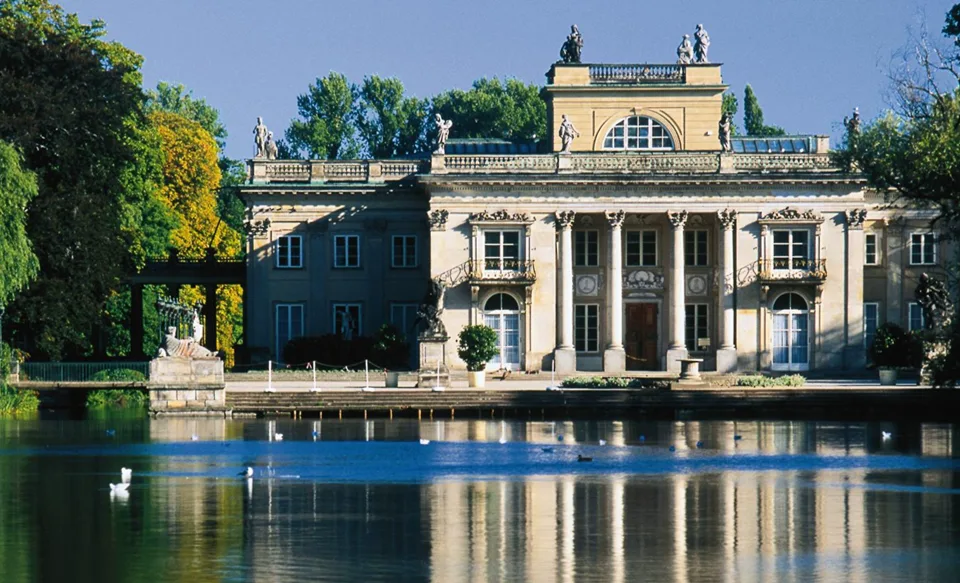 Łazienki Królewskie palace and gardens tour